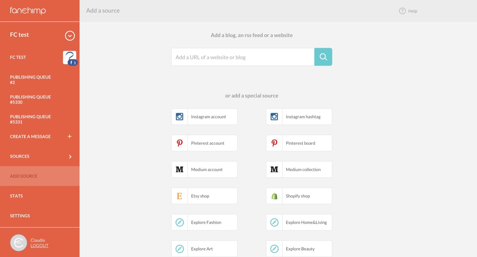 Add a content source