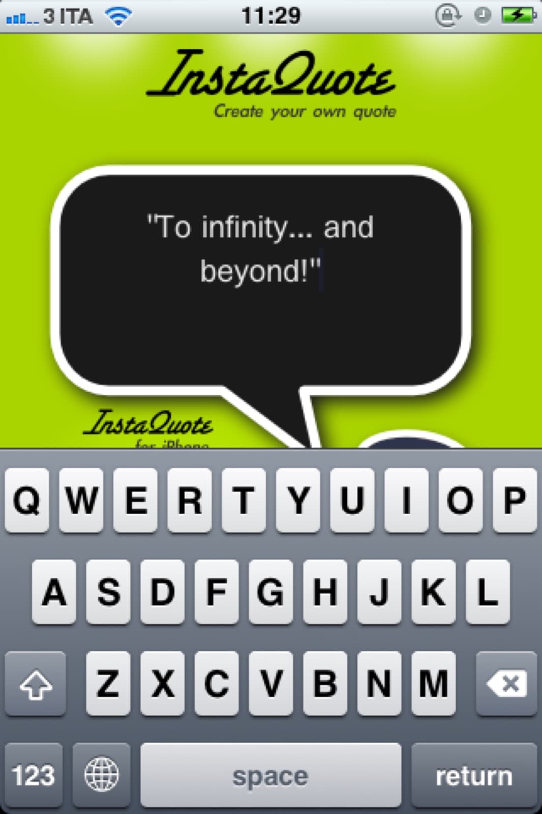 InstaQuote screen 2